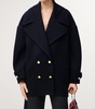 Wool Pebble Pea Coat