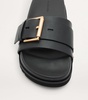 Leather Ellie Stud Slides