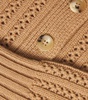 Cropped Back-Buttoned Sweater