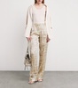 Silk Printed Trousers