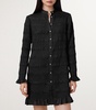 Shirred Meg Mini Shirt Dress