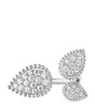 White Gold Serpent Bohème Three Motifs Ring