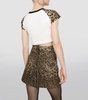 Leopard Print Mini Skirt