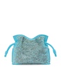 Mini Snakeskin Scales Flamenco Clutch
