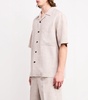 Slubbed Notched Collar Shirt
