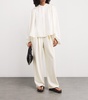 Silk Pleated Blouse