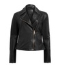 Leather Vela Biker Jacket