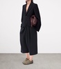 Wool Exaggerated-Sleeve Blazer