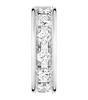 White Gold and Diamond Quatre Radiant Single Clip Earring