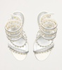 Embellished Chandelier Heeled Sandals 105
