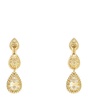 Yellow Gold Serpent Bohème Pendant Earrings
