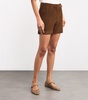 Lambskin Suede Shorts
