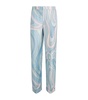 Marmo Print Wide-Leg Trousers