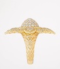 Yellow Gold and Diamond Serpent Bohème Vintage Ring
