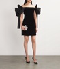 Velvet Off-The-Shoulder Mini Dress