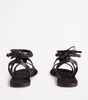 Leather Wrap-Around Sandals