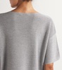 Cotton-Blend Oversized Sparkling Top