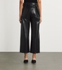 Leather-Blend Ren Jeans