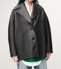 Lambskin Cropped Coat