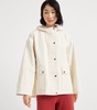 Cotton Canvas Hooded Jacket