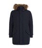 Down Fur-Trim Polar Parka Coat