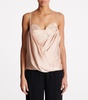 Silk Strappy Bustier Top