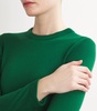 Satin-Collar Porla Sweater