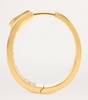 Yellow Gold and Diamond Hoop Earrings