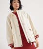 Cotton Canvas Hooded Jacket