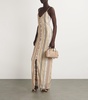 Knitted Striped Maxi Dress