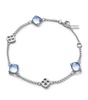 Sterling Silver Mini Médicis Aqua Bracelet