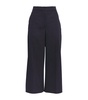 Cotton-Blend Temple Light Trousers