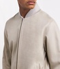 Cashmere-Silk Bomber Jacket