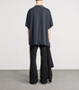 Fashion Designer Oversized T-shirt in Faded Black