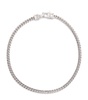 Medium Sterling Silver Curb Chain Bracelet