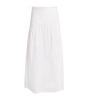 Cotton Midi Skirt
