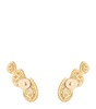 Yellow Gold and Diamond Serpent Bohème Three Motifs Earrings