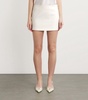 Wool Contoured Mini Skirt