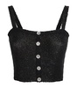 Knitted Sequin Crop Top