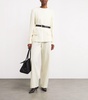 Bead-Detail Elasticated-Waist Trousers