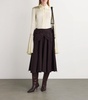 Satin Bell-Sleeve Shirt