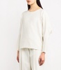 Cotton-Blend Campagne Top