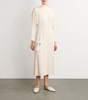 Batwing-Sleeve Midi Dress