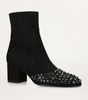 Suede Embellished Ankle Boots 60