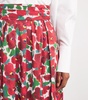 Floral Cummerbund Midi Skirt