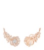 Small Rose Gold Plume da Paon Ear Clips
