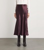 Satin Midi Skirt