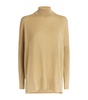 Cashmere Metallic Rollneck Sweater