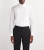 Cotton Plastron-Detail Shirt