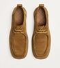 Suede Lace-Up Torino Loafers